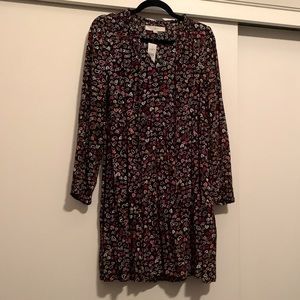 Ann Taylor loft heart print dress